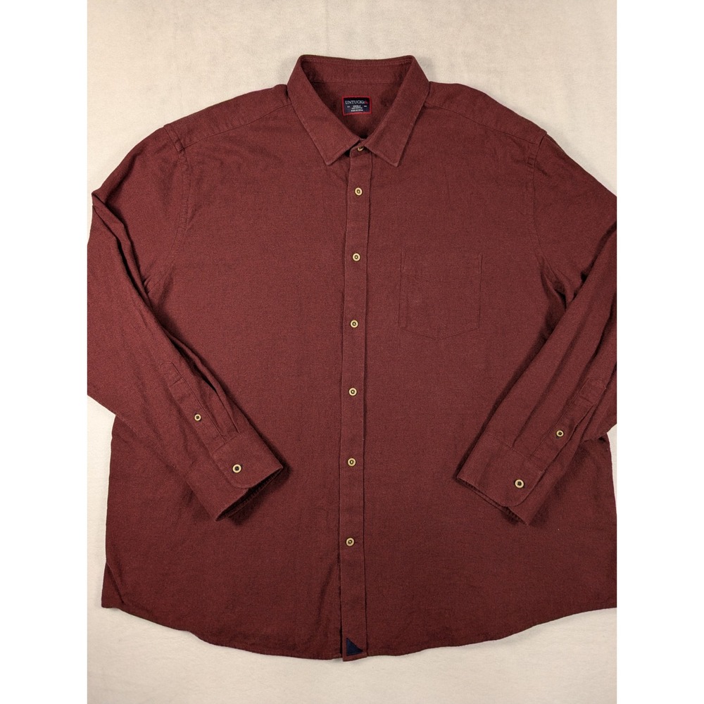 Lot of 3 UNTUCKit Sherwood Cotton Flannel Long Sleeve Mens Shirts Size XXXLC - Picture 4 of 9
